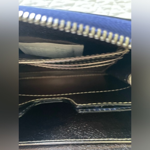 NWOT Women’s Stella & Dot Wristlet Wallet Covalr Blue with Silver hardware - Picture 4 of 8